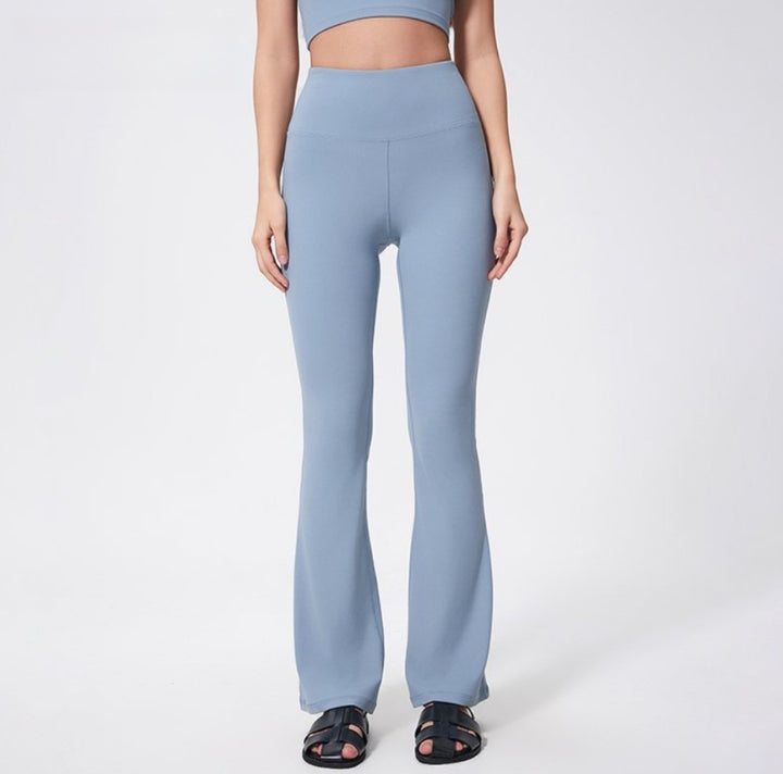 Drune | Hohe Taille nackt atmungsaktiv Yoga Sport Neun-Punkt-Hose