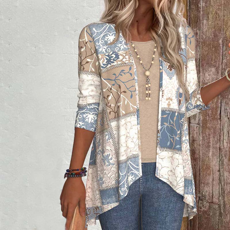 Drune | Lässige Offene Strickjacke Für Alltag