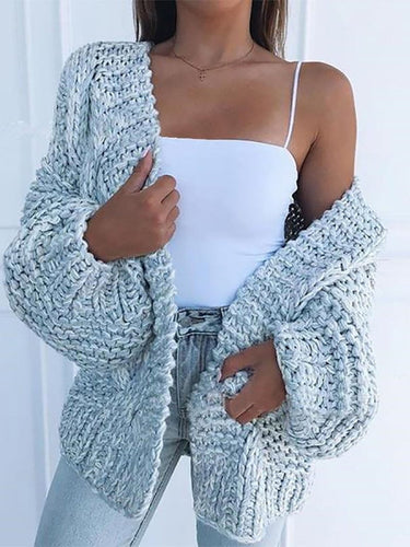 Drune | Chunky Strickcardigan Weich und Warm Trendiger Komfort