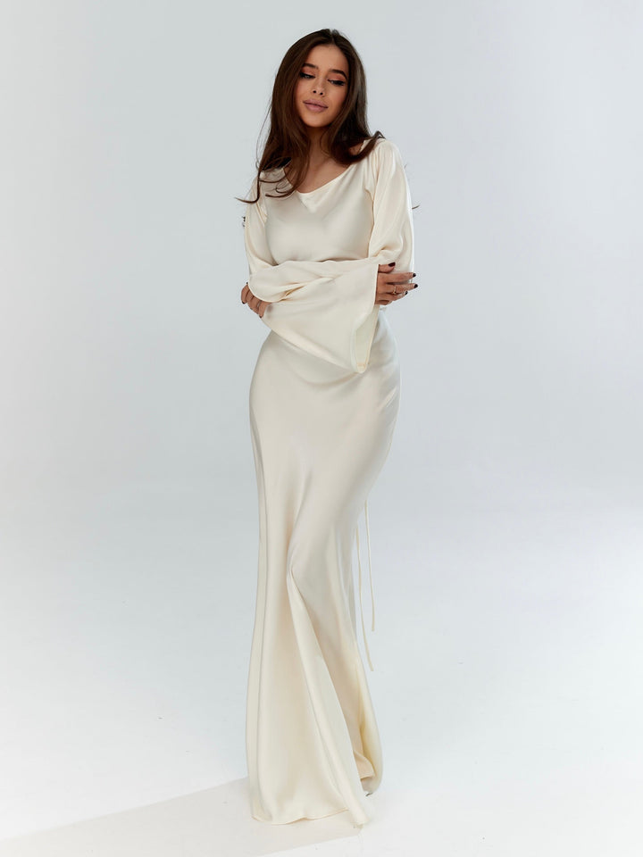 Drune | Leichte Maxikleid mit Romantischem Schnitt
