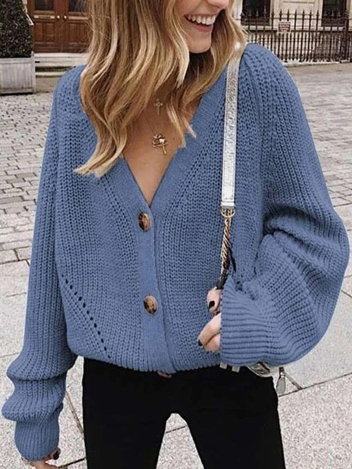 Drune | Women's cardigan with puff sleeves
