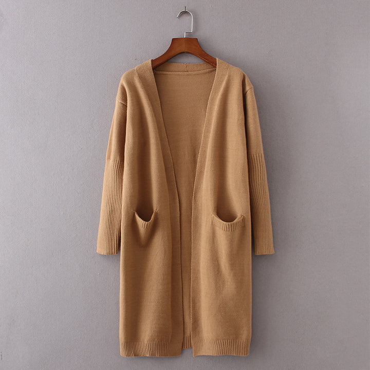 Damen Grobstrick-Cardigan mit praktischen Taschen und lässigem Schnitt Drune