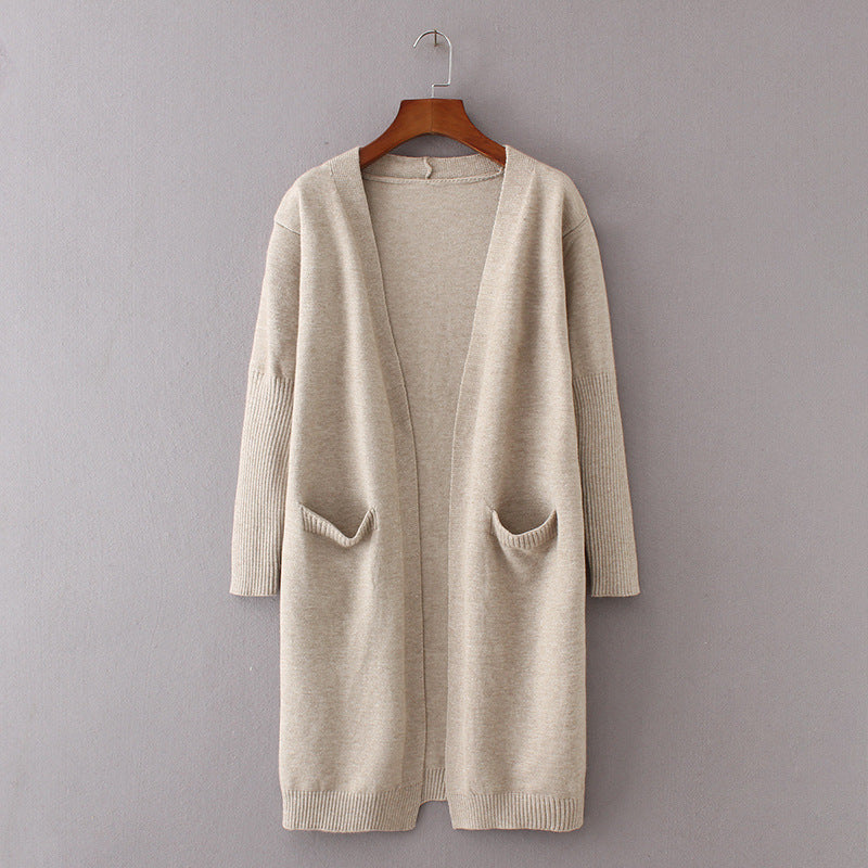 Damen Grobstrick-Cardigan mit praktischen Taschen und lässigem Schnitt Drune