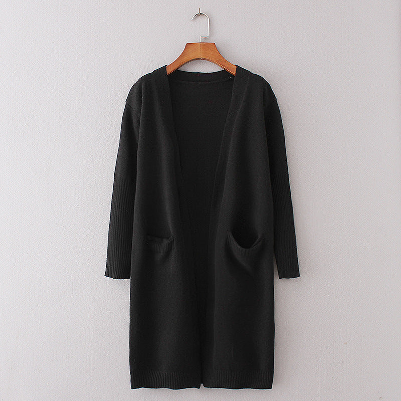 Damen Grobstrick-Cardigan mit praktischen Taschen und lässigem Schnitt Drune