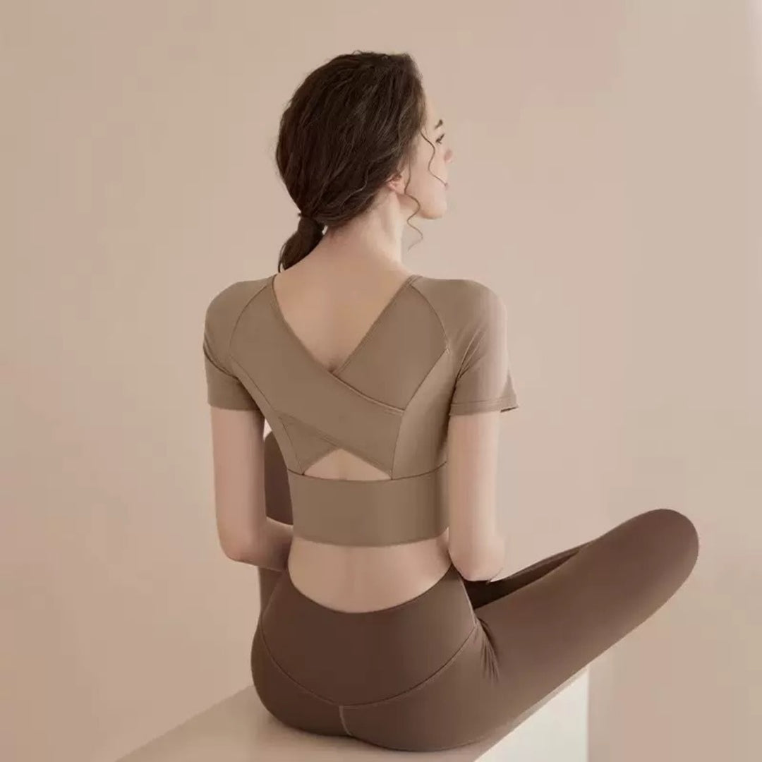Drune | Cross Back Running Kurze Ärmel