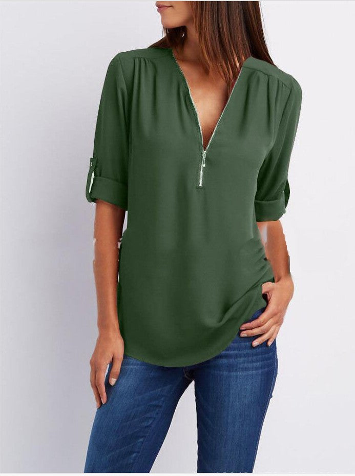 Drune | Lockere Stilvolle Bluse