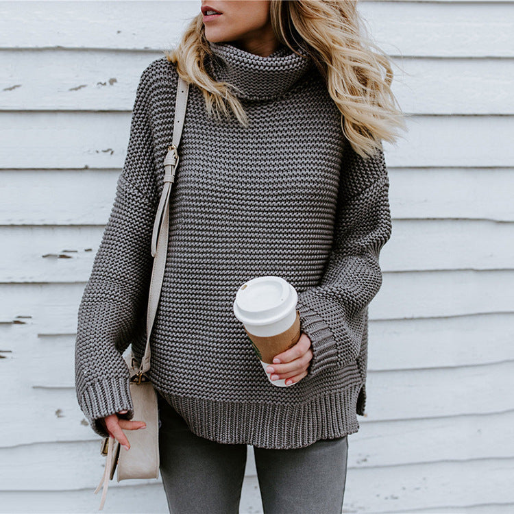 Damen Kuscheliger Rollkragenpullover mit strukturierter Masche Drune