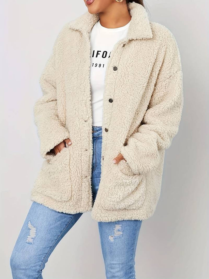 Drune | Stylische Jacke Im Teddy-Design