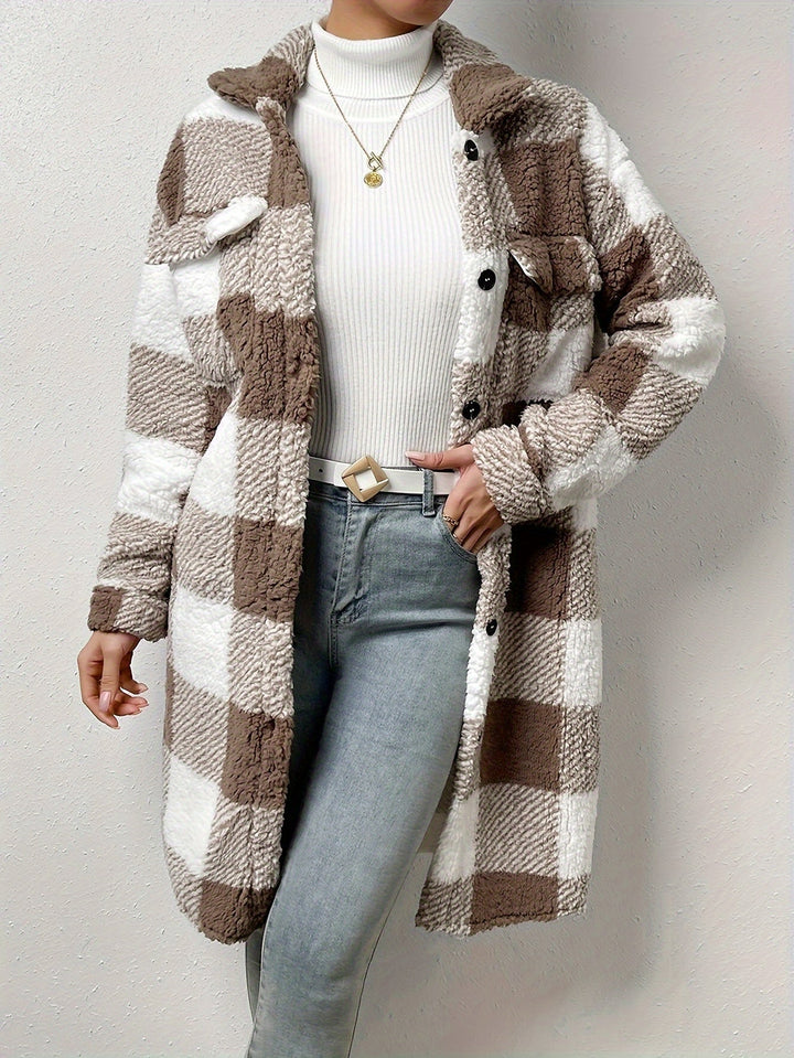Drune | Sherpa-Jacke - elegante Damen-Außenjacke für Stil und Wärme