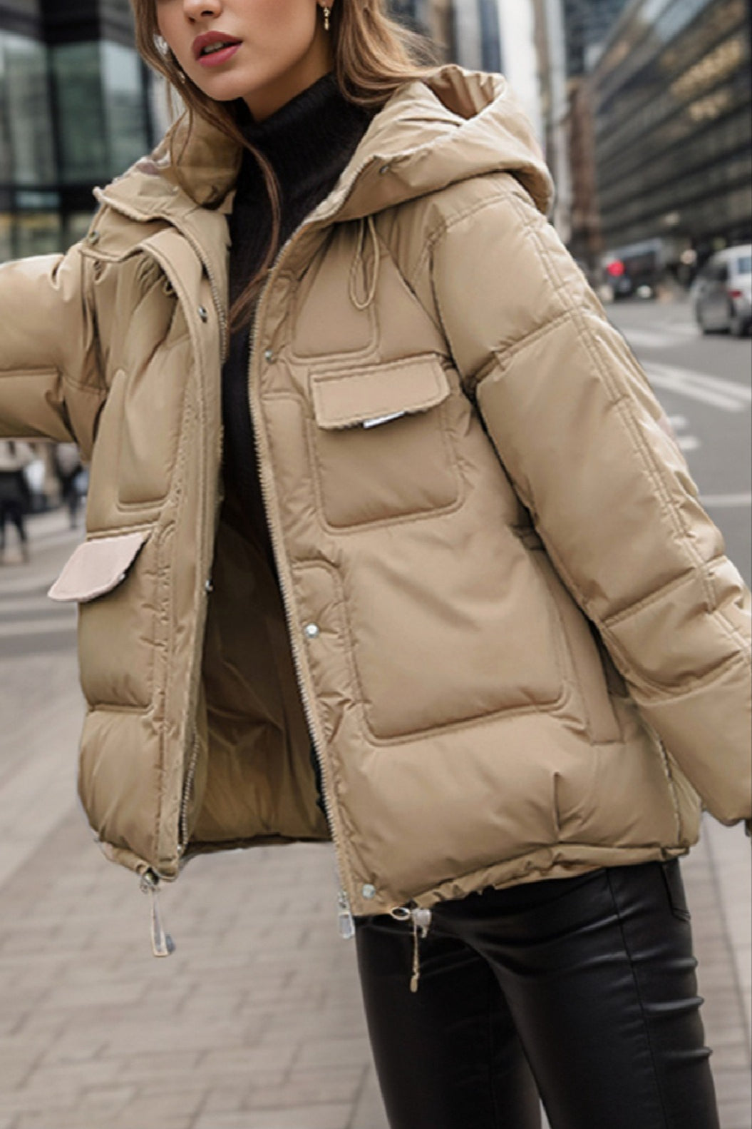 Drune | Isolierte Cargo Pufferjacke