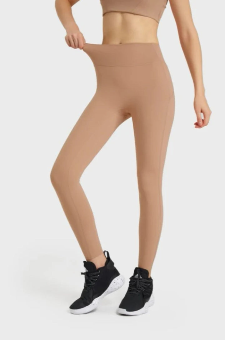 Drune | Bauch mit hoher Taille und dünne Yoga-Neun-Punkt-Hose