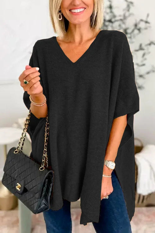 Drune | Vielseitiger Pullover im Poncho-Stil