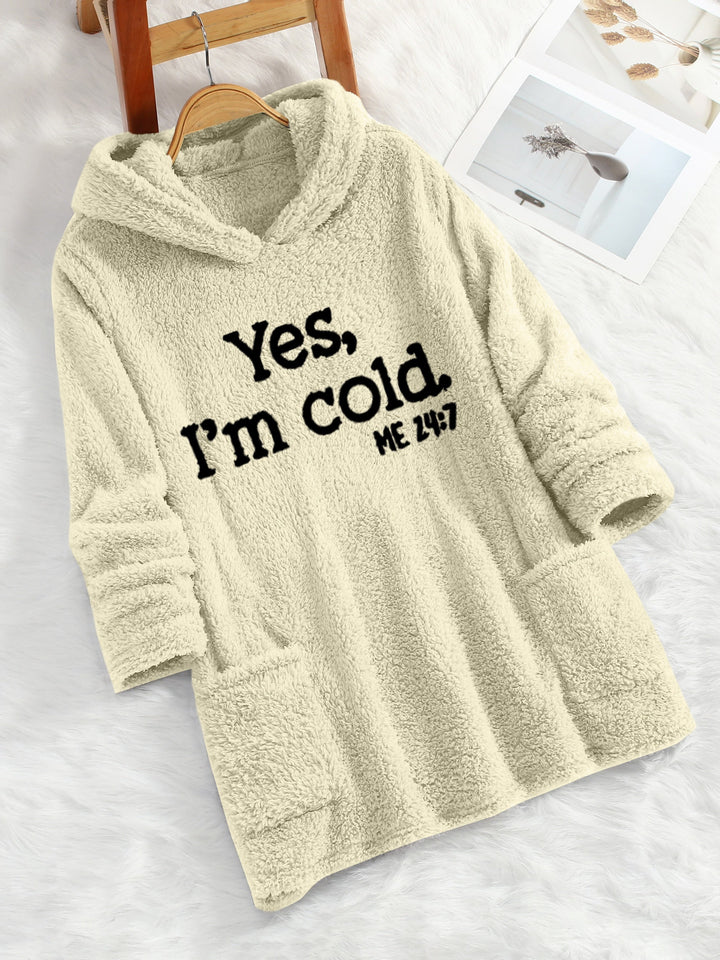 Drune | Langer Hoodie mit Print Fleece Wärme und Komfort