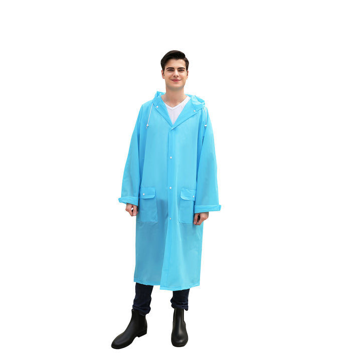 Herren Transparente Regenjacke mit praktischem Schnitt Drune