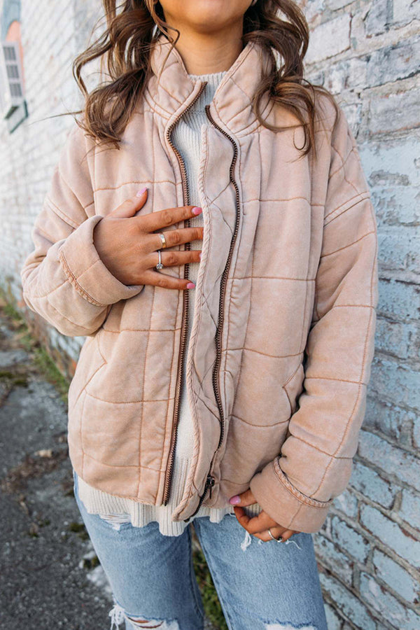 Drune | Gefütterte Jacke mit Kapuze für Damen