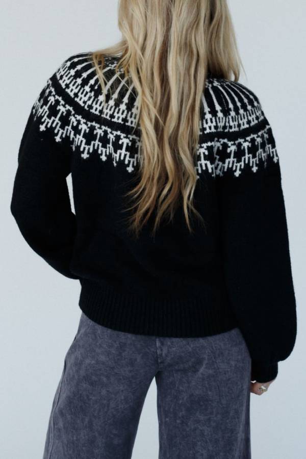 Drune | Weihnachts Verdickte Rollkragen Langarm Gestrickter Pullover
