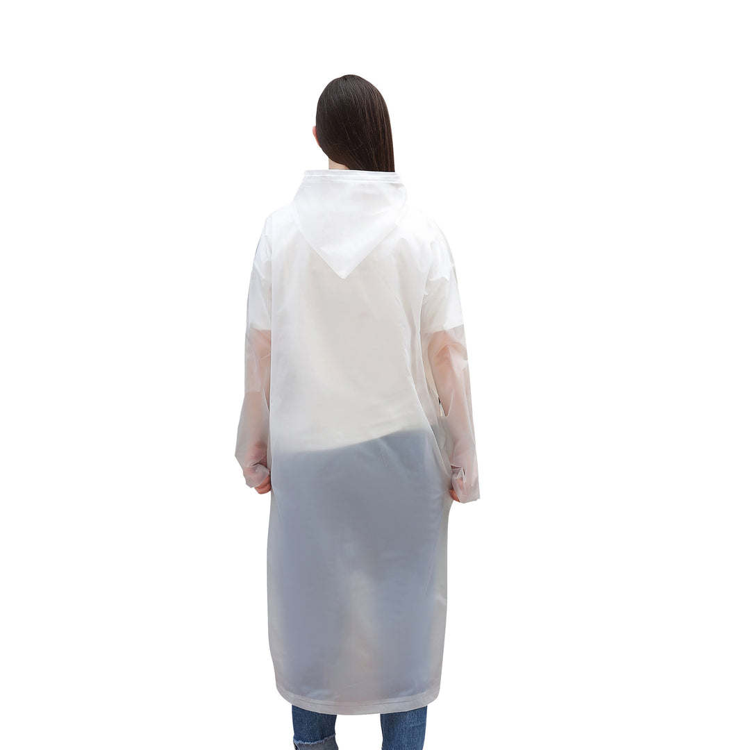 Damen Transparenten Regenmantel mit praktischem Schnitt Drune