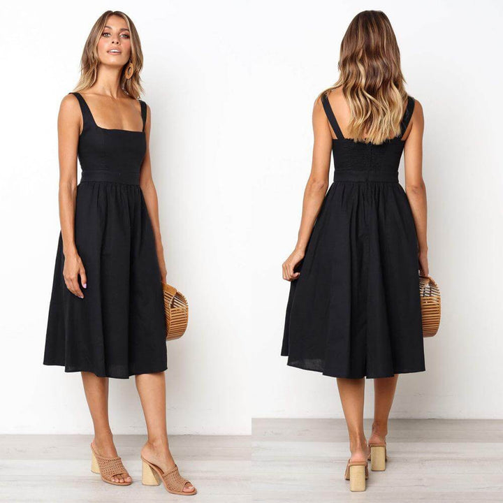 Drune | Party Einfarbiges Kleid