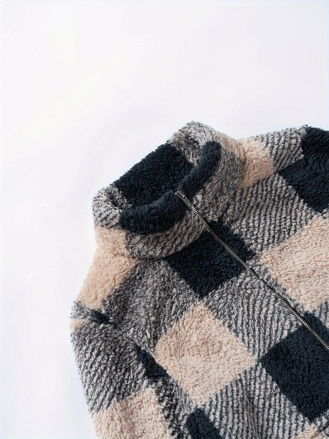 Drune | Karierte Jacke Aus Weichem Material Polyester Bequem und Stilvoll