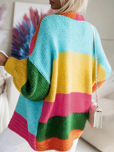 Drune | Mehrfarbige Strickjacke Für Damen - Perfekt für den Alltag
