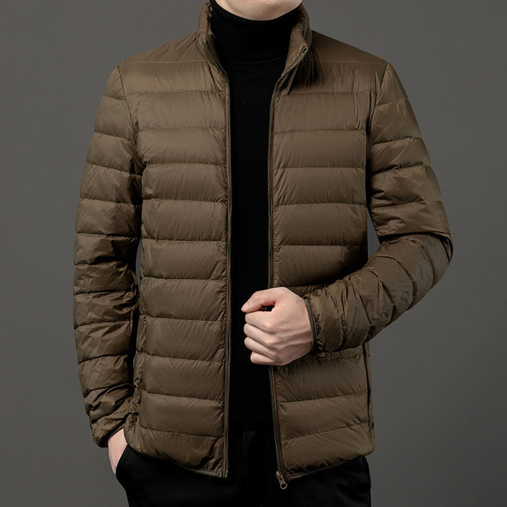 Drune | Gep pufftes leichtgewicht Herrenjacke mit Reißverschluss