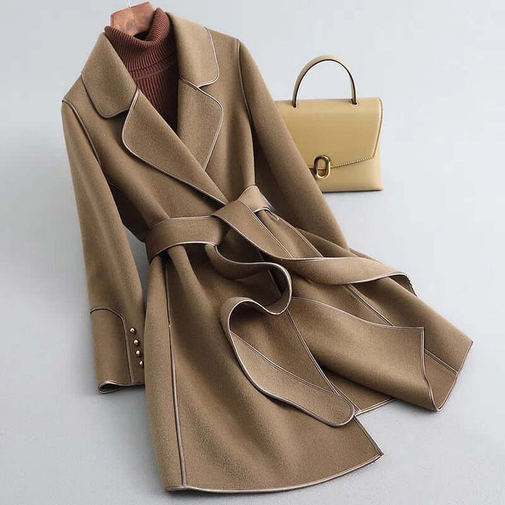 Drune | Damen Lange Winter Wollmantel