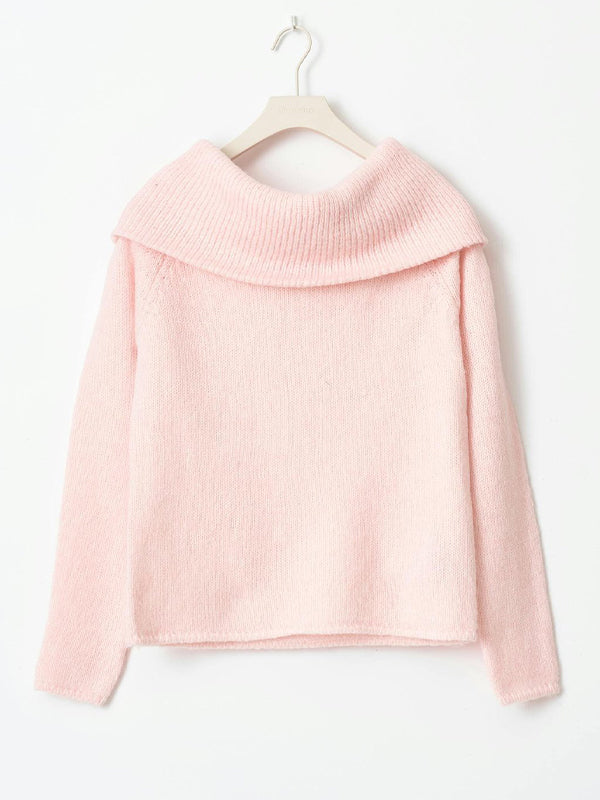 Drune | Y2k Off Shoulder Übergröße Pullover