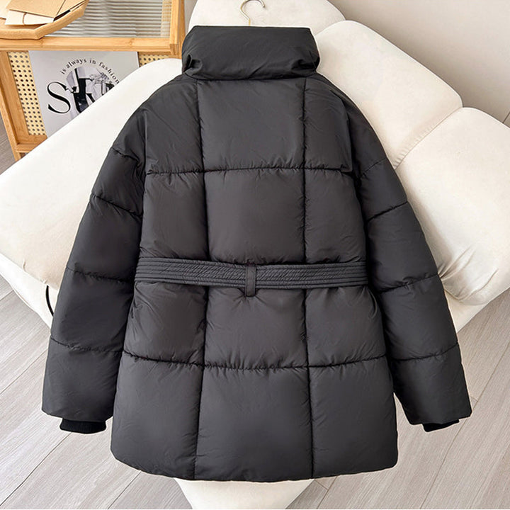 Drune | Trendy Damen Winterjacke mit verstellbarem Gürtel