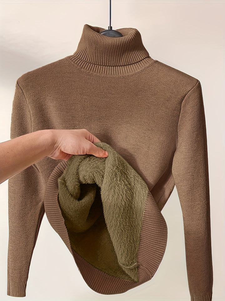 Drune | Foret Rollkragenpullover Warm und Weich Perfekt Für Den Winter