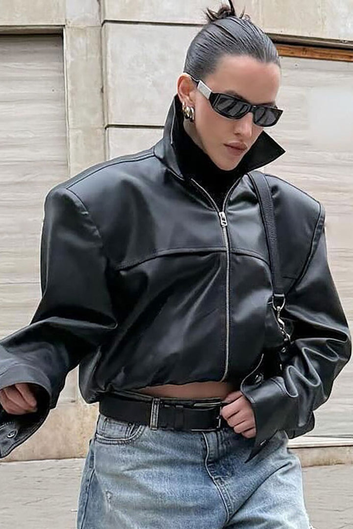 Drune | Leder Motorradjacke