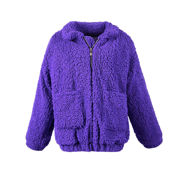 Damen Kuschelige Fleecejacke mit Reißverschluss Drune