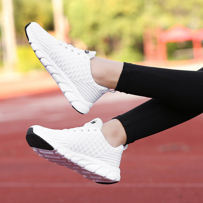 Damen nan leichte atmungsaktive Strick-Sneaker mit gepolstertem Komfort-Fußbett Drune