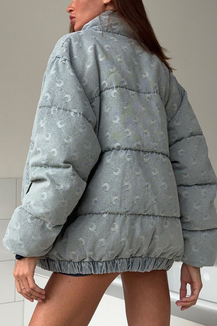 Drune | Gewaschene Mond Pufferjacke