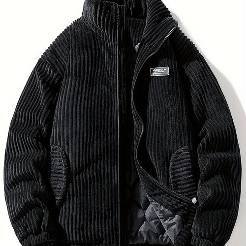 Drune | Lässig geschnittene Winterjacke aus Cord