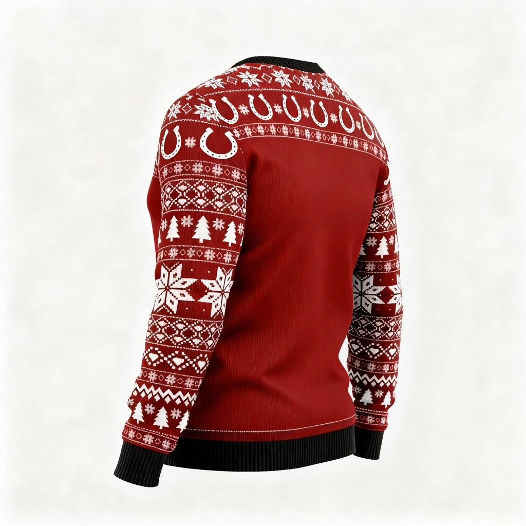 Drune | Weihnachtsgänse Rotes Urlaubs-Icon Pullover