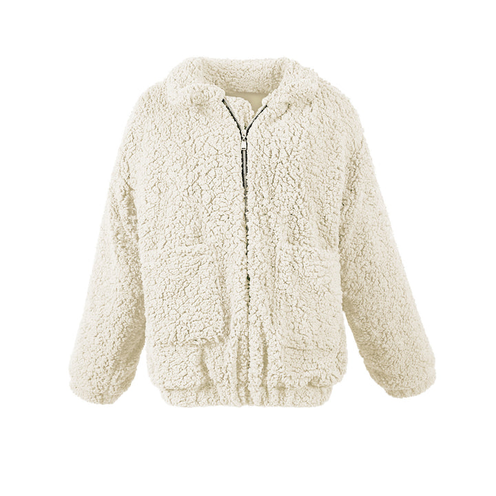 Damen Kuschelige Fleecejacke mit Reißverschluss Drune