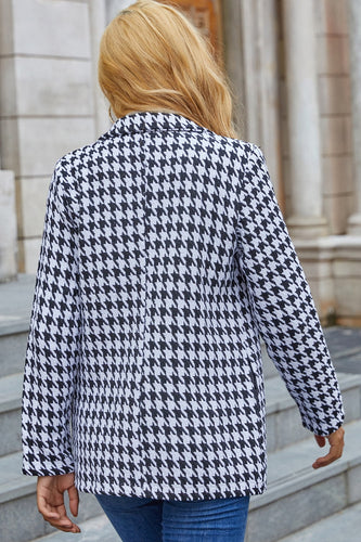 Drune | Hahnentritt Reverskragen Langarm Blazer