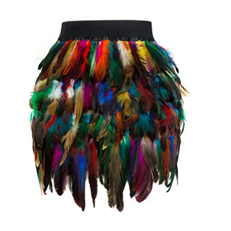 Damen Federrock Drune
