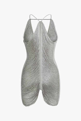 Drune | V-Ausschnitt Cami Minikleid