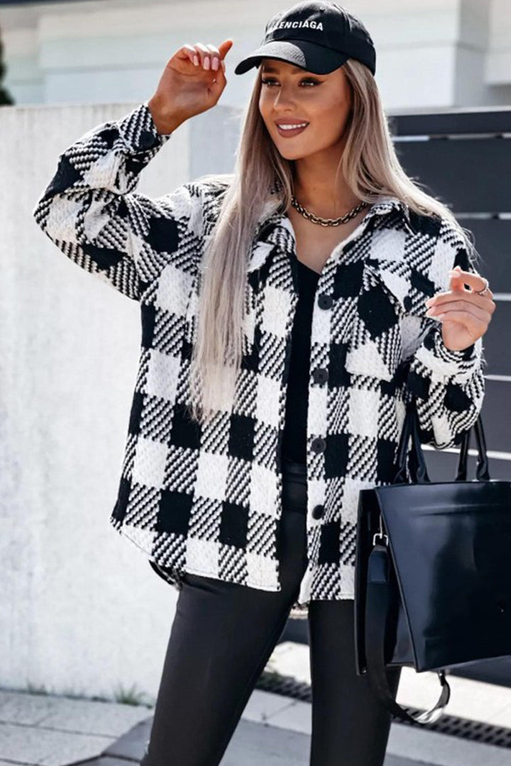 Drune | Karierter Overshirt Im Klassischen Stil Komfortabel und Modern Perfekt Für Layering