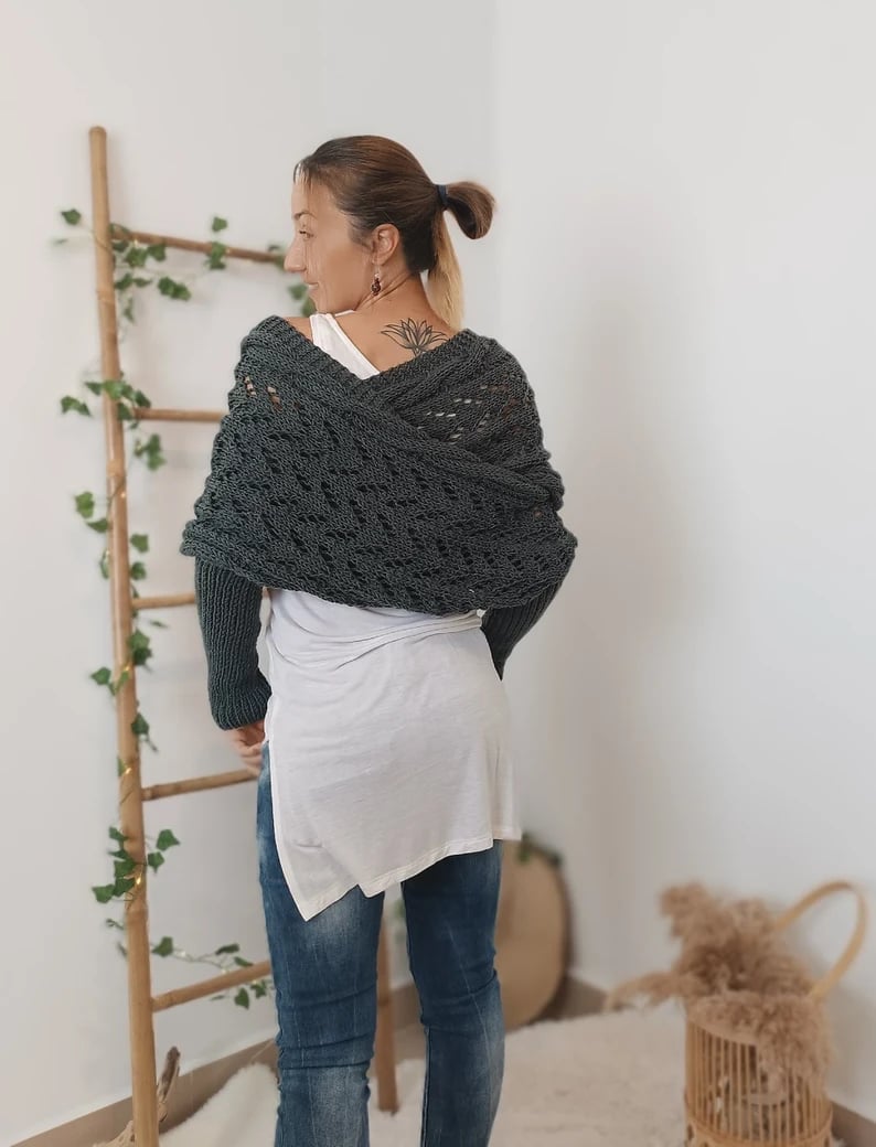 Drune | Bequemer Strickschal