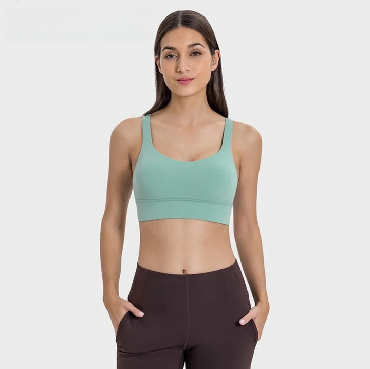 Drune | Schöner Rücken Design schlanke Brust heben nahtlose Yoga-BH