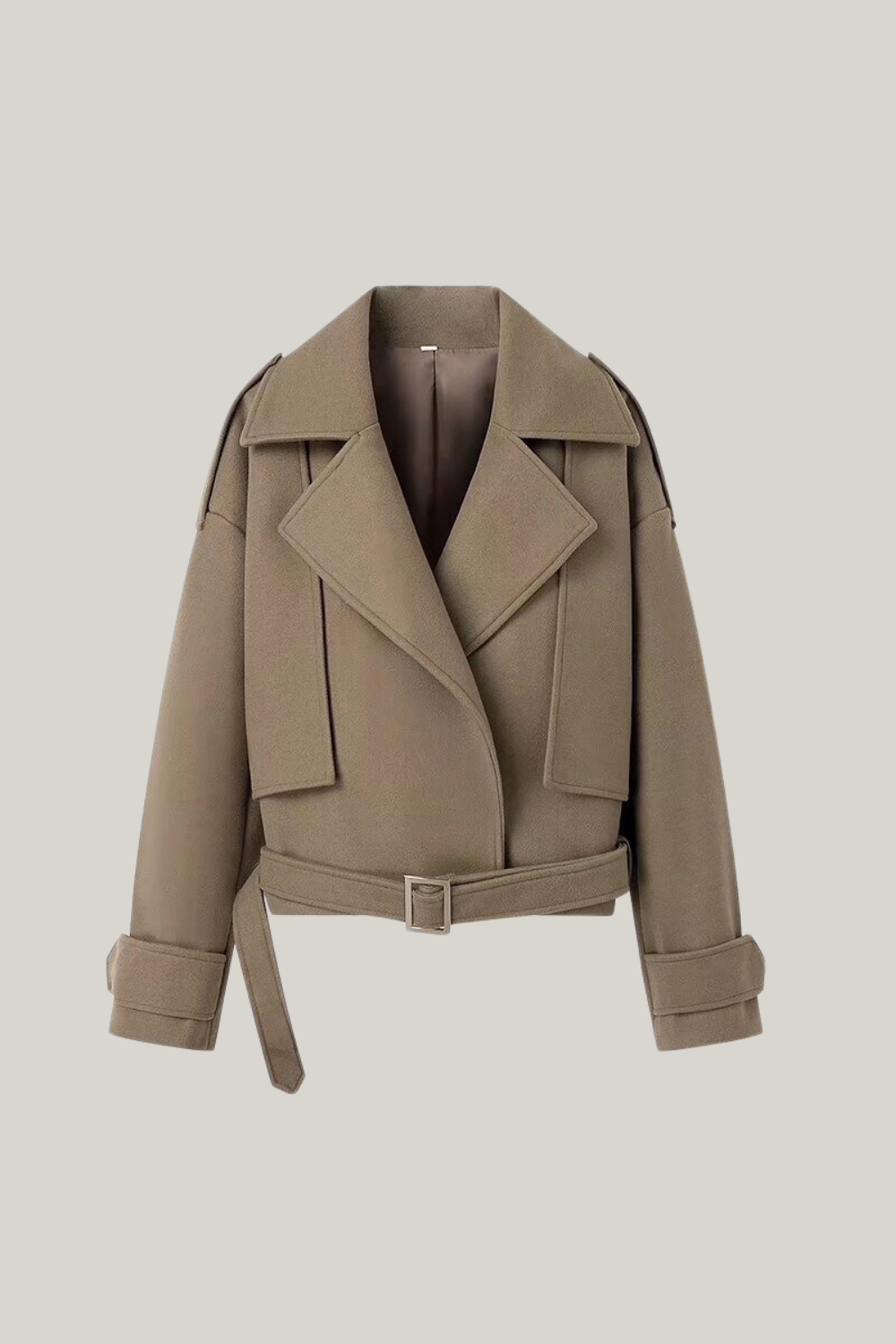 Drune | Kragenbeltes Jacke
