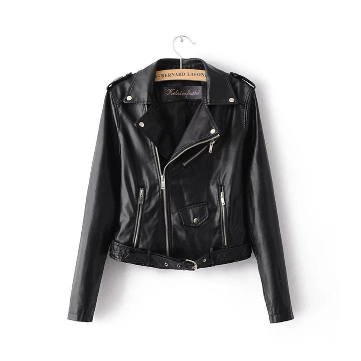 Drune | Elegante Lederjacke für Damen mit Gürtel