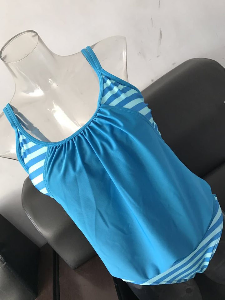 Damen Tankini mit verstellbaren Trägern und Übergroßem Schnitt Drune
