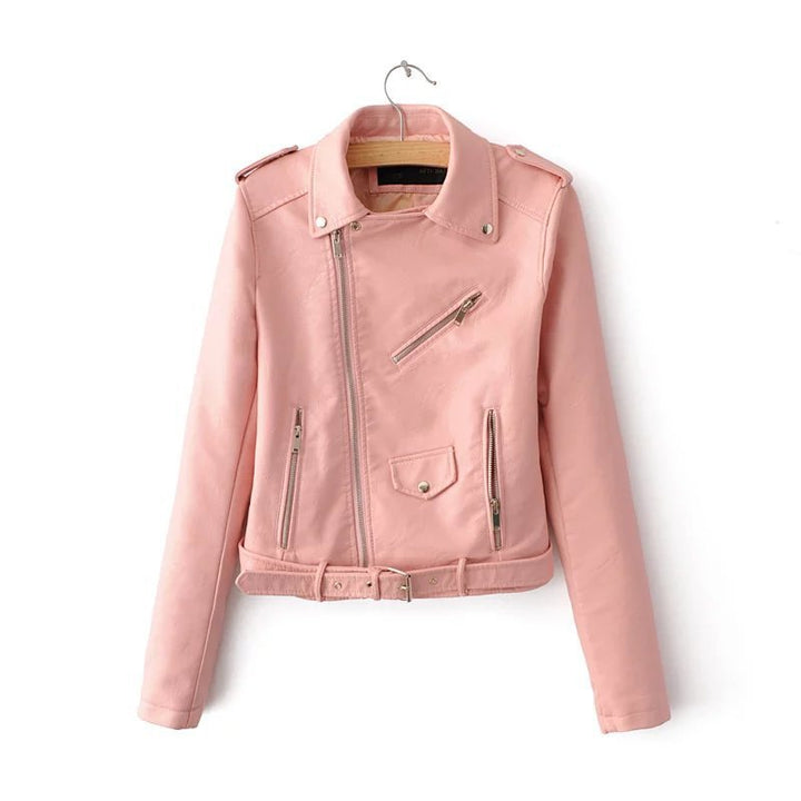 Drune | Elegante Lederjacke für Damen mit Gürtel