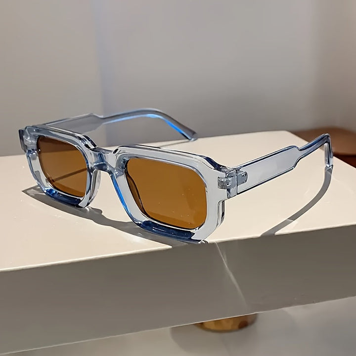 Drune | Neue Retro Sonnenbrille Mit Quadratem Rahmen Für Herren