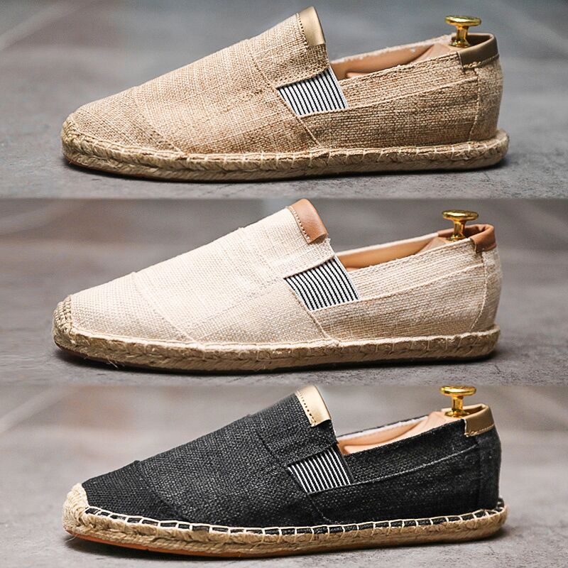 Drune | Stilvolle Leichte Canvas Loafer Für Herren