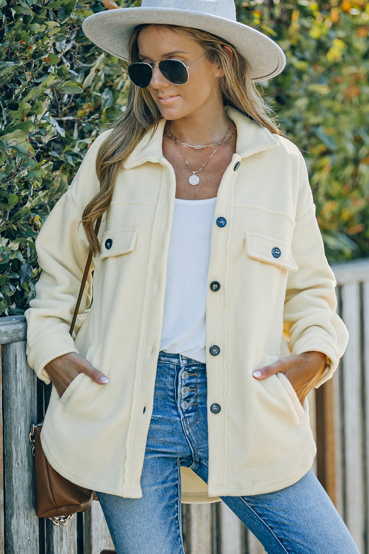 Drune | Lässige Fleecejacke mit Taschen Weich und Warm Perfekt Für Kühl Tage