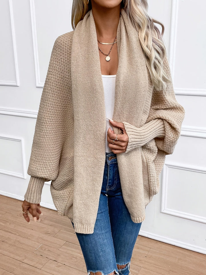 Drune | Damen Elegante Kaschmir Gestrickte Weste Mit Langen Ärmeln